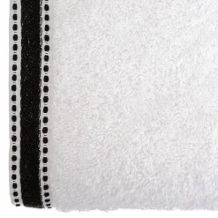 Atmosphera Créateur D'Intérieur Drap de bain Joia - coton 550 gr/m² - blanc 100x150 cm - Atmosphera