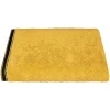 Atmosphera Créateur D'Intérieur Drap de bain Joia - coton 550 gr/m² - jaune moutarde 100x150 cm - Atmosphera