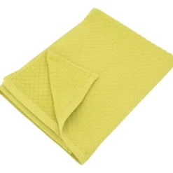Serviette De Bain|Linnea Drap de bain éponge coton 100x170 cm coton DAMA vert chartreuse