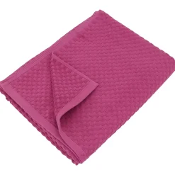 Serviette De Bain|Linnea Drap de bain éponge coton 100x170 cm coton DAMA fuchsia
