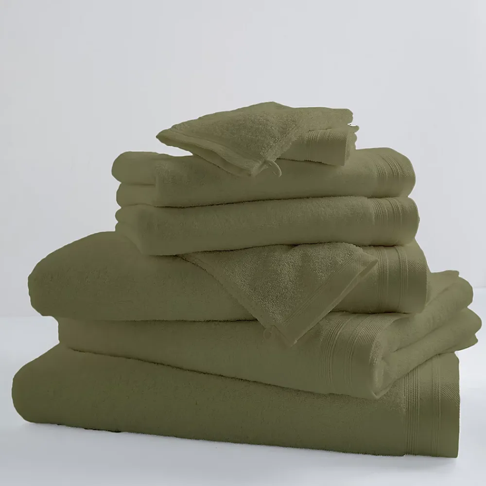 Serviette De Bain|Tradilinge Drap De Bain Uni et Coloré (100x150 cm - Vert tilleul)