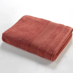 Douceur D'Intérieur Drap de Bain 90x150 cm 100% Coton Terracotta