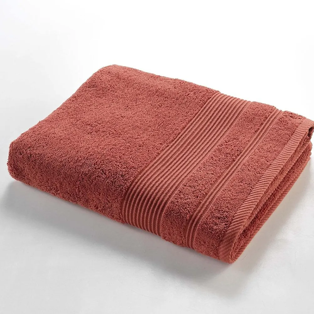 Douceur D'Intérieur Drap de Bain 90x150 cm 100% Coton Terracotta