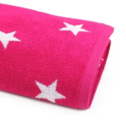 Linnea Drap de bain 85x200 cm coton 480g/m2 STARS Rose