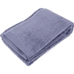 Linnea Drap de bain 100x150 cm coton peigné ALBA acier