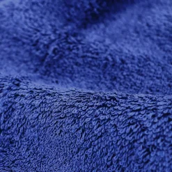 Serviette De Bain|Linnea Drap de bain 100x150 cm coton peigné ALBA bleu marine