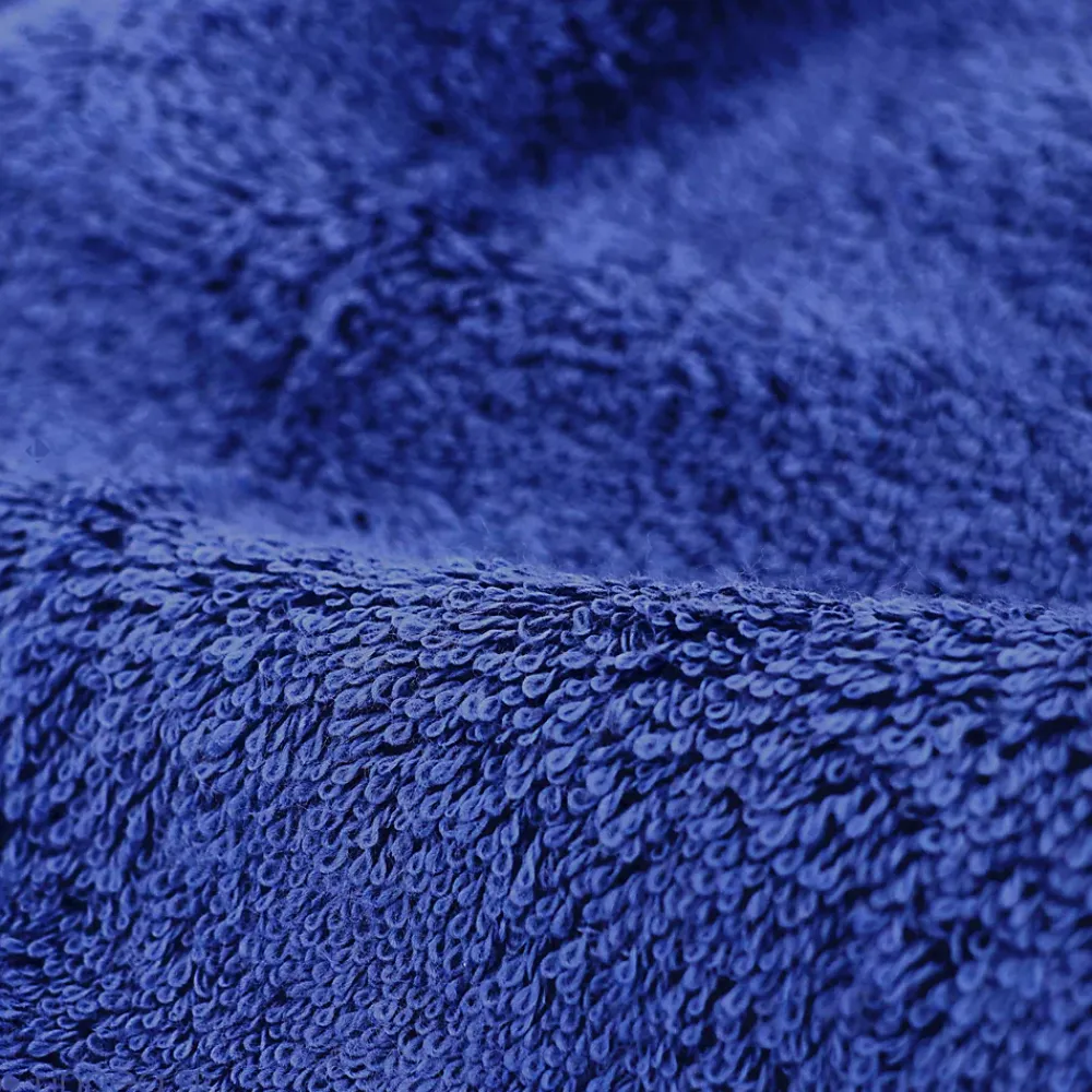 Serviette De Bain|Linnea Drap de bain 100x150 cm coton peigné ALBA bleu marine