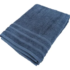 Serviette De Bain|Linnea Drap de bain 100x150 cm EFFICIENCE PURE bleu Pacific