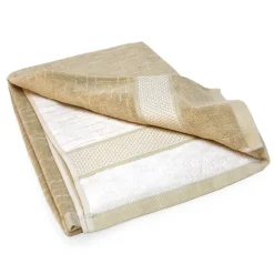 Serviette De Bain|Linnea Drap de bain 90x200 cm FICUS Vert 500g/m2 pur coton biologique