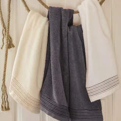 Linnea Drap de bain 100x150 cm JULIET Anthracite 520g/m2