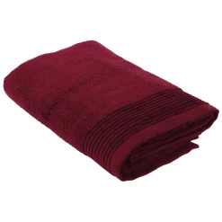 Serviette De Bain|Linnea Drap de bain 100x150 cm JULIET Rouge bordeaux 520g/m2