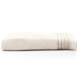 Linnea Drap de bain 100x150 cm JULIET Blanc Crème 520g/m2