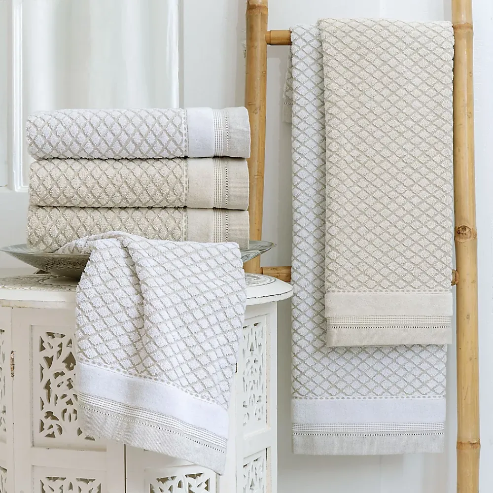 Serviette De Bain|Linnea Drap de bain 100x150 cm LINEN blanc