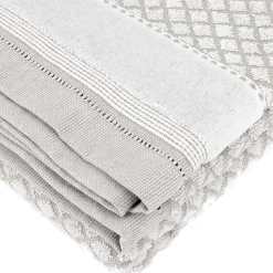 Serviette De Bain|Linnea Drap de bain 100x150 cm LINEN blanc