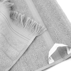 Serviette De Bain|Linnea Drap de bain 100x150 cm NATURAL STRIPES gris platine