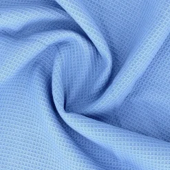 Serviette De Bain|Linnea Drap de bain 90x160 cm nid d'abeille PURE WAFFLE 300 g/m² bleu mer