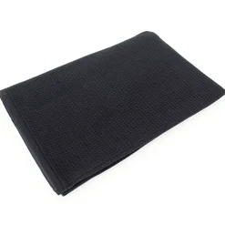 Serviette De Bain|Linnea Drap de bain 90x160 cm nid d'abeille PURE WAFFLE 300 g/m² noir