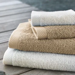 Linnea Drap de bain 100x150 cm PURE Beige 550g/m2
