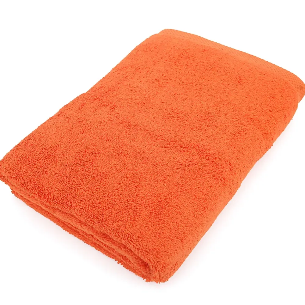 Linnea Drap de bain 100x150 cm PURE Orange Butane 550g/m2