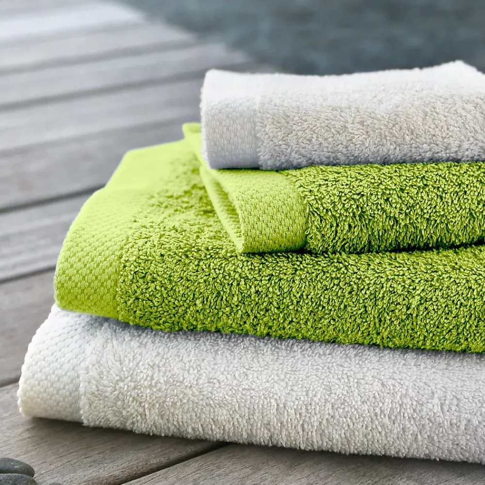 Linnea Drap de bain 100x150 cm PURE Pistache 550g/m2