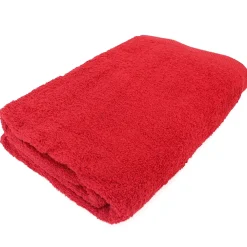 Serviette De Bain|Linnea Drap de bain 100x150 cm PURE Rouge 550g/m2