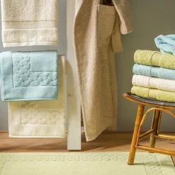 Serviette De Bain|Linnea Drap de bain 100x150 cm ROYAL CRESENT Gris Craie 650g/m2