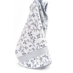Linnea Drap de bain 100x150 cm VINTAGE FLORAL Gris 550g/m2