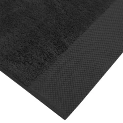 Sensei Maison Drap de bain Zéro Twist 560 g/m² Noir 70x140 cm SENSOFT