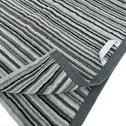 Linnea Drap de douche coton 500g/m2 PURE STRIPES II gris