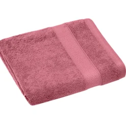 Serviette De Bain|Linnea Drap de douche coton 550g/m2 70x130 cm NAÏA rose Bois de rose