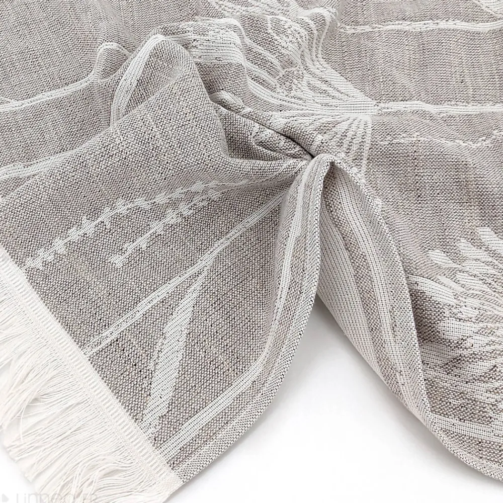 Serviette De Bain|Linnea Drap de douche coton 70x140 cm collection DRY DANDELION beige