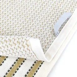 Linnea Drap de douche coton 70x140cm SANTORINI liteau jaune