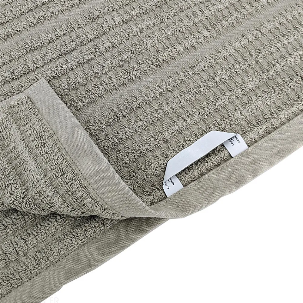 Linnea Drap de douche en fils retors 70x140 cm pur coton collection SWELL vert