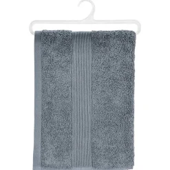 Atmosphera Créateur D'Intérieur Drap de douche Essentiel - coton 450 gr/m² - gris anthracite 70x130 cm - Atmosphera