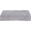 Serviette De Toilette|Atmosphera Créateur D'Intérieur Drap de douche Essentiel - coton 450 gr/m² - gris taupe 70x130 cm - Atmosphera