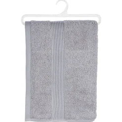 Serviette De Toilette|Atmosphera Créateur D'Intérieur Drap de douche Essentiel - coton 450 gr/m² - gris taupe 70x130 cm - Atmosphera