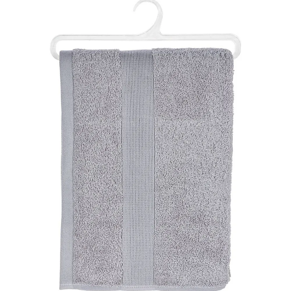 Serviette De Toilette|Atmosphera Créateur D'Intérieur Drap de douche Essentiel - coton 450 gr/m² - gris taupe 70x130 cm - Atmosphera