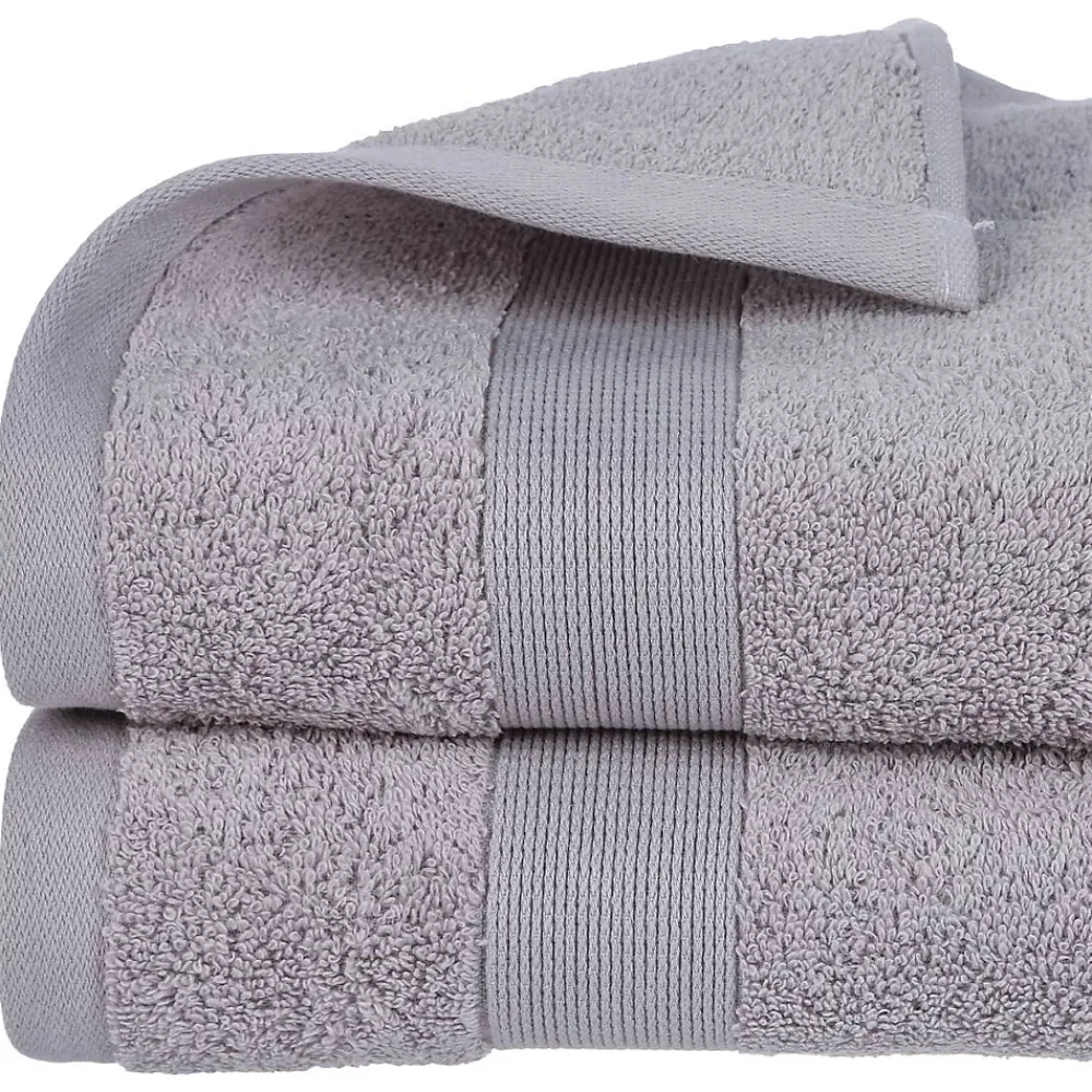 Serviette De Toilette|Atmosphera Créateur D'Intérieur Drap de douche Essentiel - coton 450 gr/m² - gris taupe 70x130 cm - Atmosphera