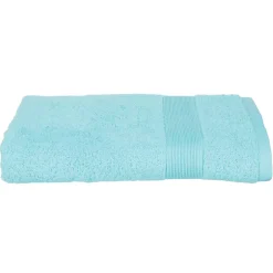 Atmosphera Créateur D'Intérieur Drap de douche Essentiel - coton 450 gr/m² - bleu aqua 70x130 cm - Atmosphera