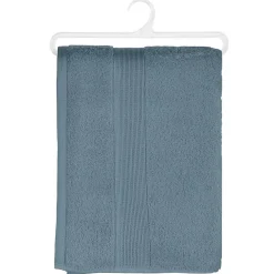 Serviette De Toilette|Atmosphera Créateur D'Intérieur Drap de douche Essentiel - coton 450 gr/m² - gris orage 70x130 cm - Atmosphera