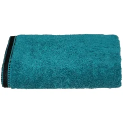 Atmosphera Créateur D'Intérieur Drap de douche Joia - coton 550 gr/m² - bleu canard 70x130 cm - Atmosphera