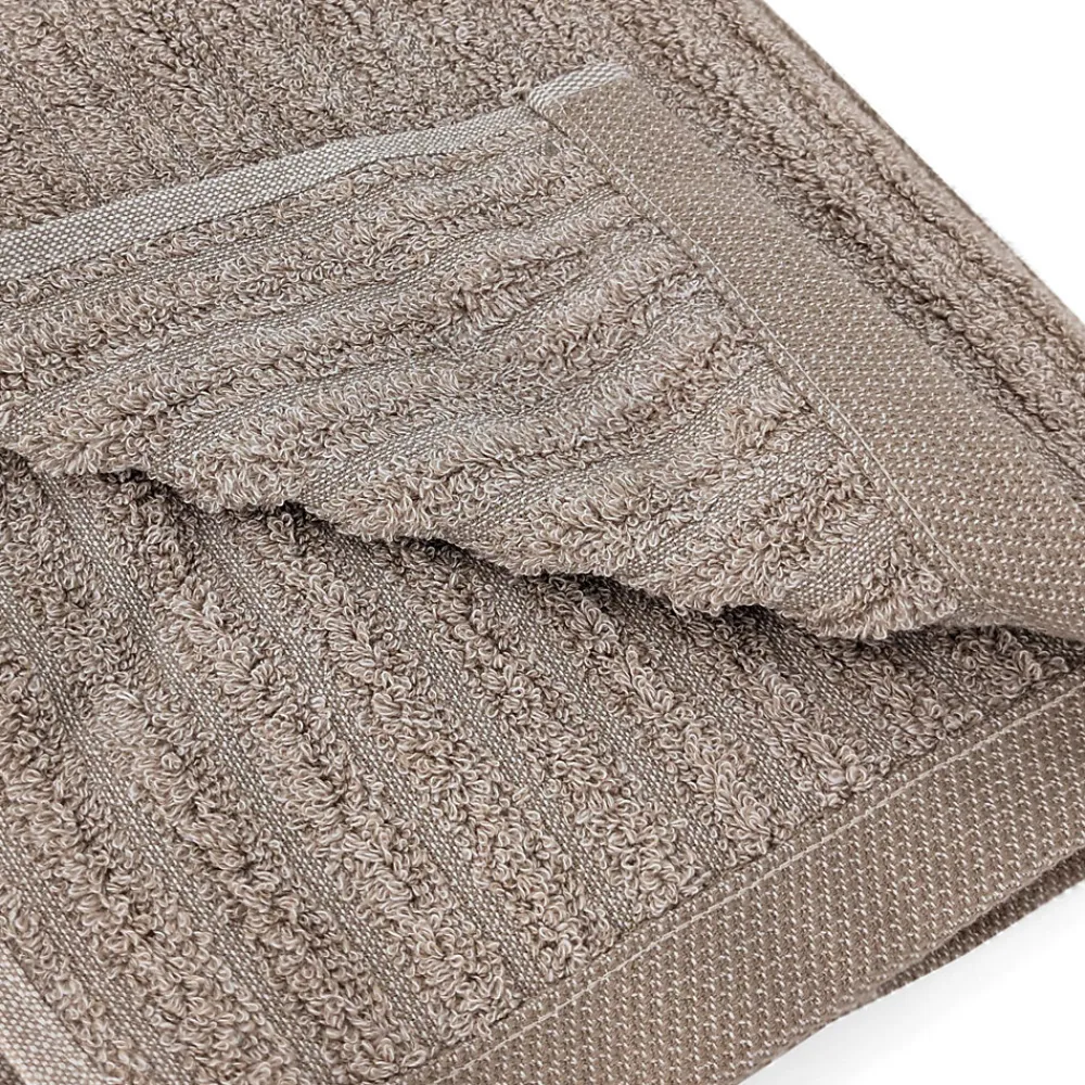 Serviette De Bain|Linnea Drap de douche uni coton 70x140 cm SPECTRE marron