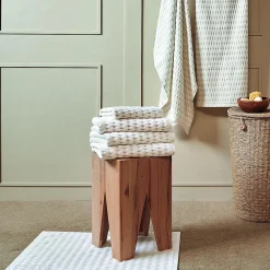 Serviette De Bain|Linnea Drap de douche 70x140 cm coton ESSENTIAL rose