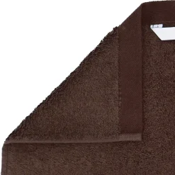 Serviette De Bain|Linnea Drap de douche 70x140 cm coton peigné ALBA chocolat