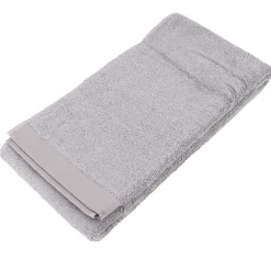 Serviette De Bain|Linnea Drap de douche 70x140 cm coton peigné ALBA argent