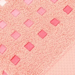 Linnea Drap de douche 70x140 cm coton 550g/m2 PURE PRIMAVERA rose Saumon