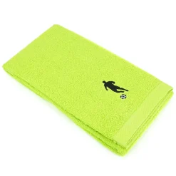 Linnea Drap de douche 70x140 cm coton 550g/m2 PURE FOOTBALL Vert Pistache