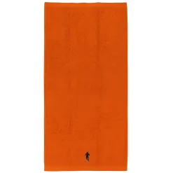 Serviette De Bain|Linnea Drap de douche 70x140 cm coton 550g/m2 PURE FOOTBALL Orange Butane