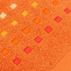 Linnea Drap de douche 70x140 cm coton 550g/m2 PURE PRIMAVERA Orange Butane