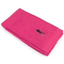 Serviette De Bain|Linnea Drap de douche 70x140 cm coton 550g/m2 PURE FOOTBALL Rose Fuchsia